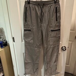 American Stitch Men's Reflective Gray Cargo Pants